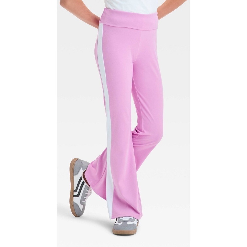 Target Art Class™ Girls' Sporty Fold Over Flare Pants Lavender Sz XL‎ (14) Youth
